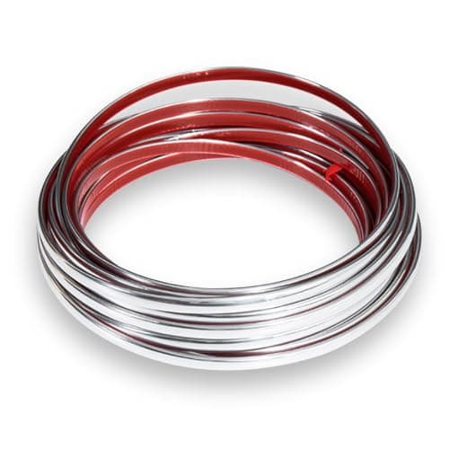 39Ft Automotive Chrome Trim Strip Line 14 Wide ScratchProof Car Body Side Molding Trim Car Door Fenders Exterior and Interior DIY Decoration for Bumper Window