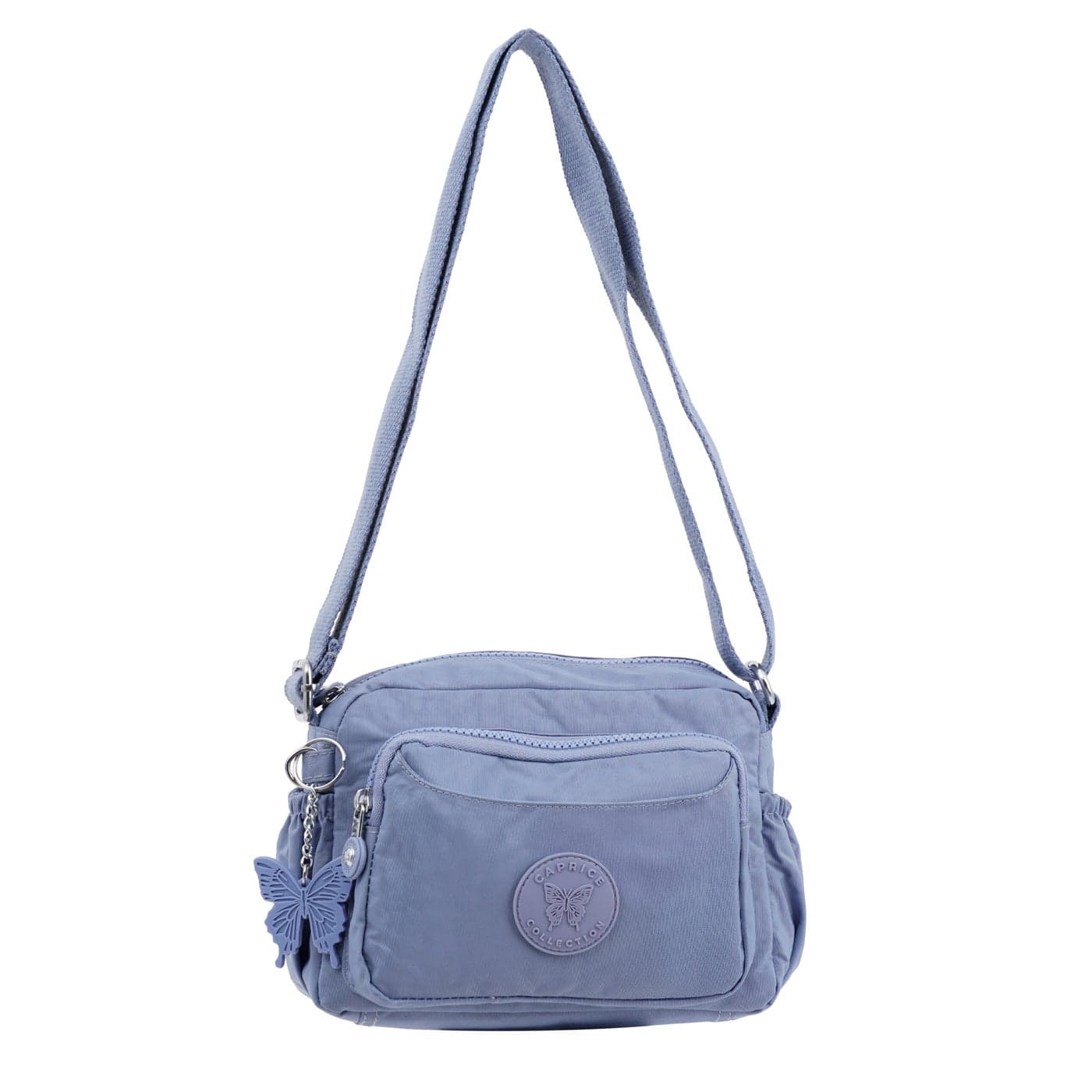 Unisex Small Crossbody Bag – Lavender, Compact, Water-Resistant Nylon, 3L