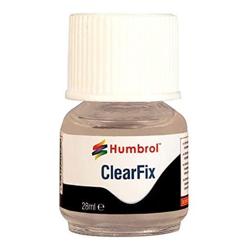 Humbrol AC5708 Clearfix Adhesive, 28ml – Adhesive Liquid Modeling Adhesive for Plastic Models Kit, Precision Application & Strong Bonding - Ideal for Model Diorama, Cars, Plane Miniatures