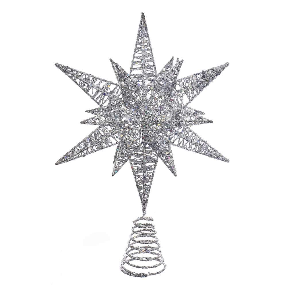 Kurt S Adler D3347 Treetop 155 inch Silver