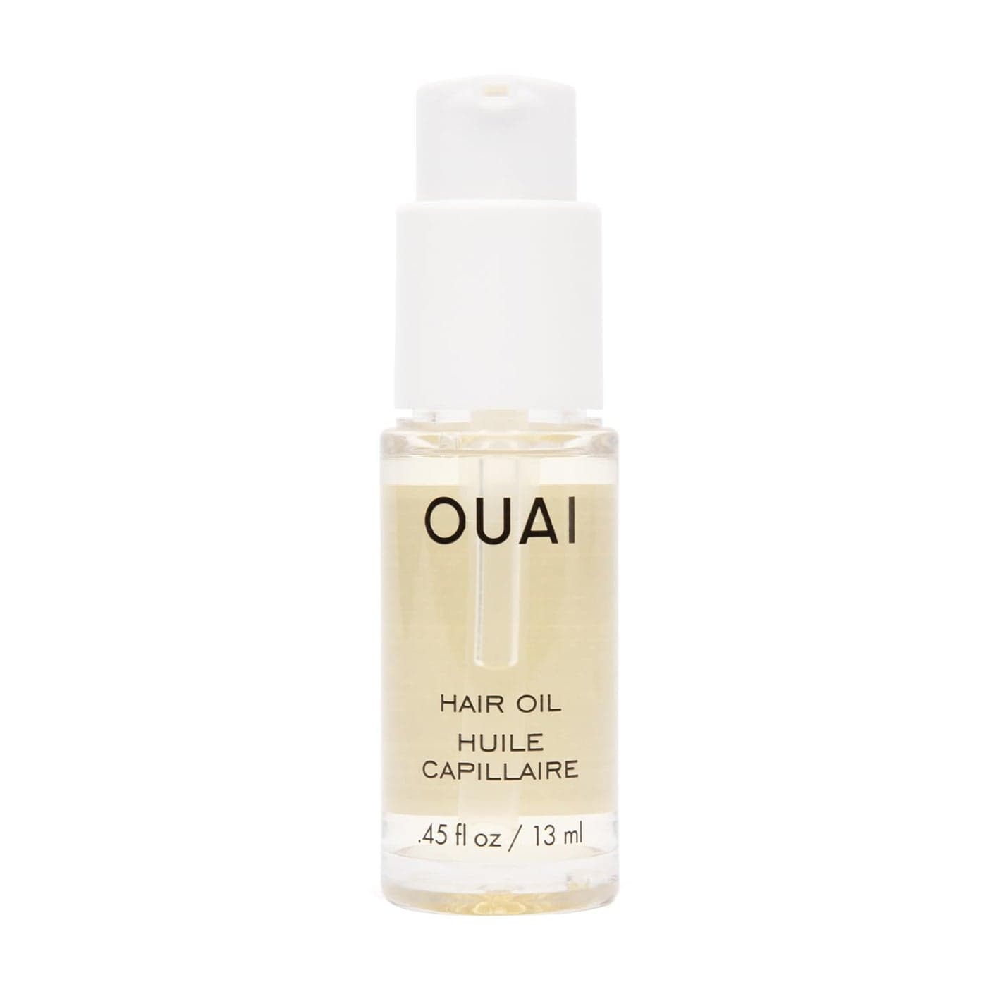 OUAI Hair Oil Travel Size Hair Heat Protectant Oil for Frizz Control Adds Shine and Smooths Split Ends Color Safe Formula Paraben Phthalate and Sulfate Free 045 oz