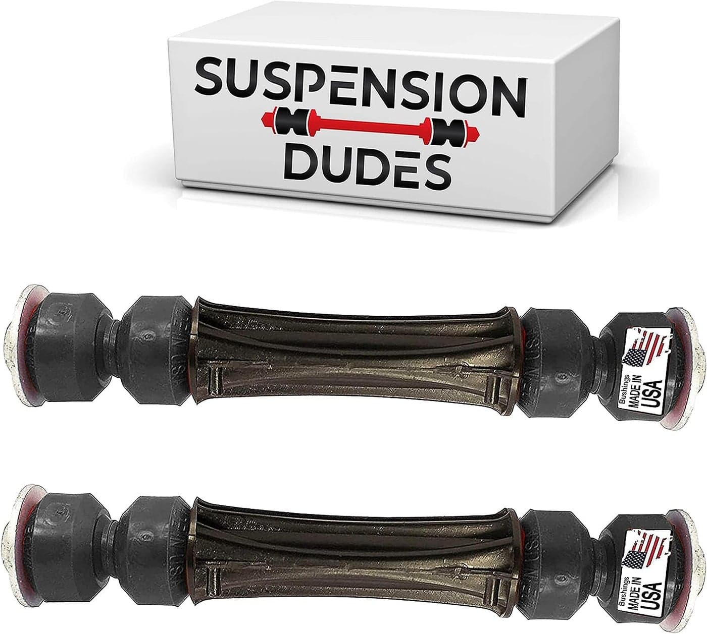 Suspension Dudes Front Sway Bar Stabilizer Link Kit FITS Silverado Escalade Tahoe Sierra Yukon Sierra Suburban 20072020 K700538 K700432 Bushings Made In USA
