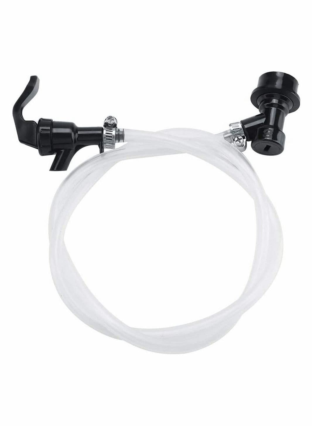 3.28ft Ball Lock Liquid Drinks Line Assembly Quick Disconnect Faucet Food Safe Clear Tube Kit for juice Making Soda Dispensing Fitting
