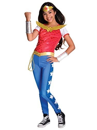DC Superhero Girls Wonder Woman Costume for Kids by Rubies Girls Small
