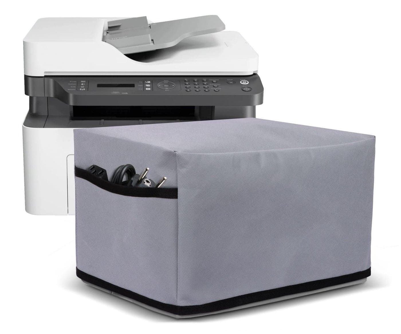 Crasome Dust Proof Water-resistant Printer Cover for HP Laser MFP 1188w / 1188a (Grey)