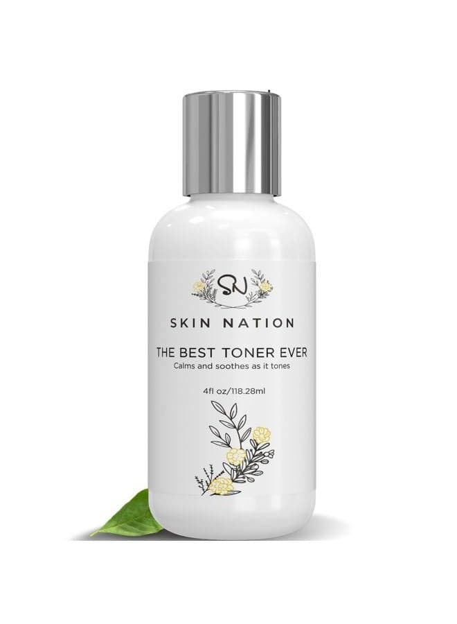 Facial Toner - Orange Blossom Water Toner With Tea Tree Oil - Hydrating & Pore Refining Toner - Tone Tighten and Clear Pores - Made With Organic Natural Ingredients - By Michelle Stafford