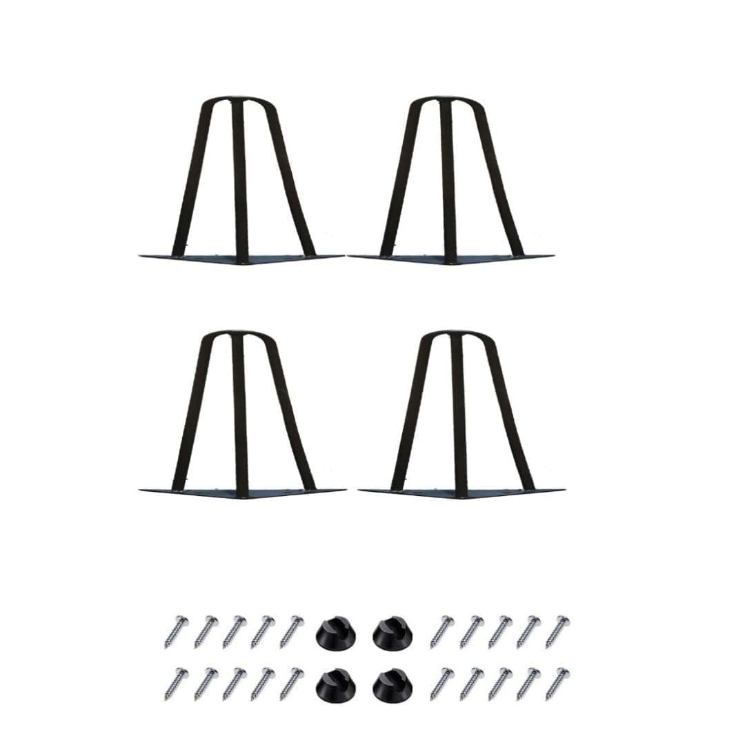 Ventuos K Group 6 Inch Industrial Heavy Duty Black Metal Leg for Easily DIY Home Project3 Road4 Leg
