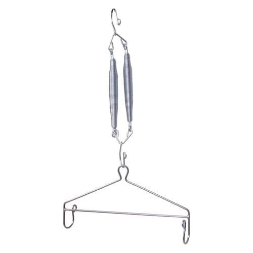 Little Chime Cradle Spring and Hanger Combo (Silver, 10 Kg)