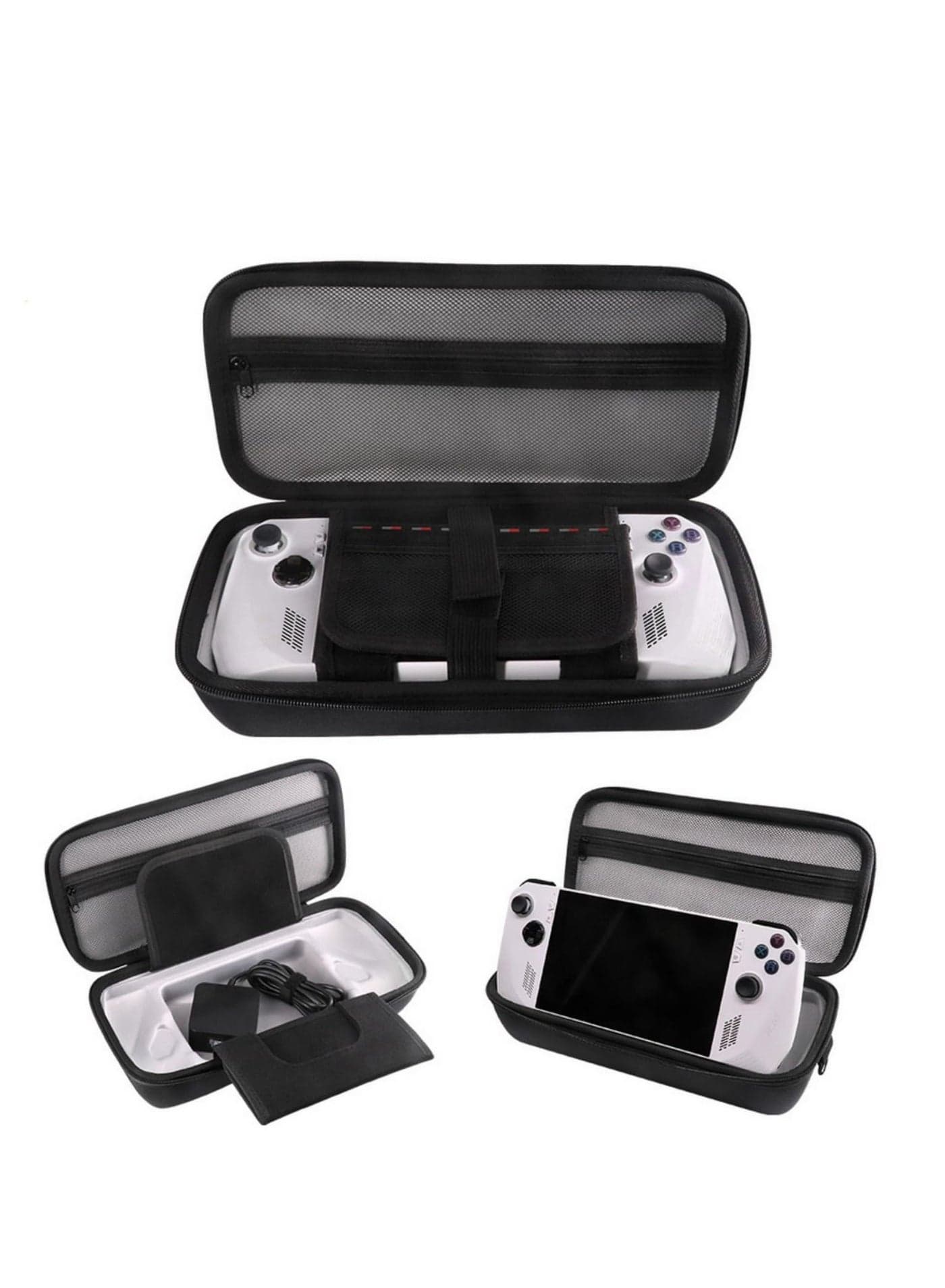 Portable Storage Bag for ROG Ally Handheld EVA Pressure-proof Drop-proof Powerful Storage Charger Earphone Game Console