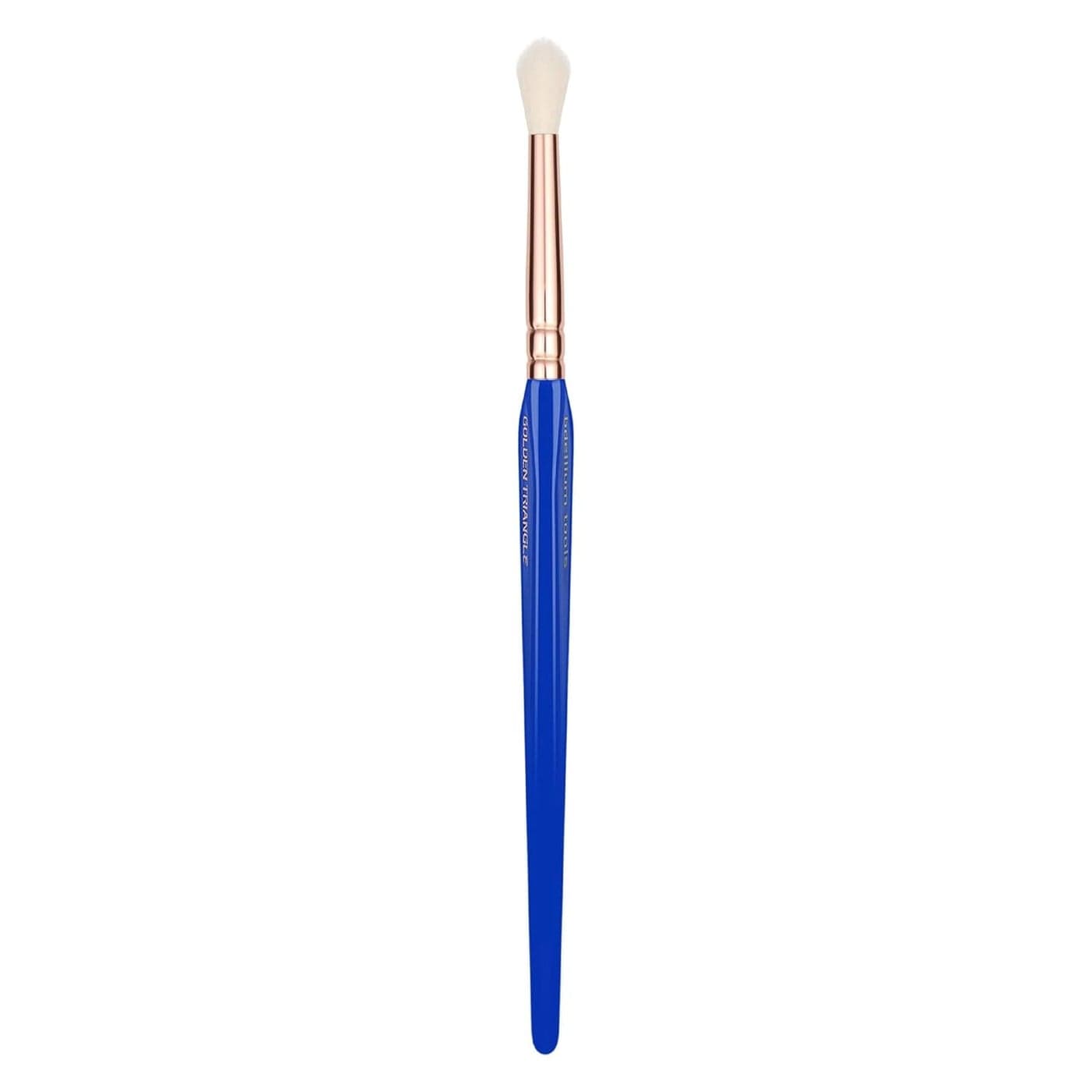 Bdellium Tools Professional Makeup Brush - Golden Triangle 753 Tiny Tapered Blender - With All-Vegan Synthetic Fibers, For Crafting Detailed Eye Looks (Blue, 1pc)