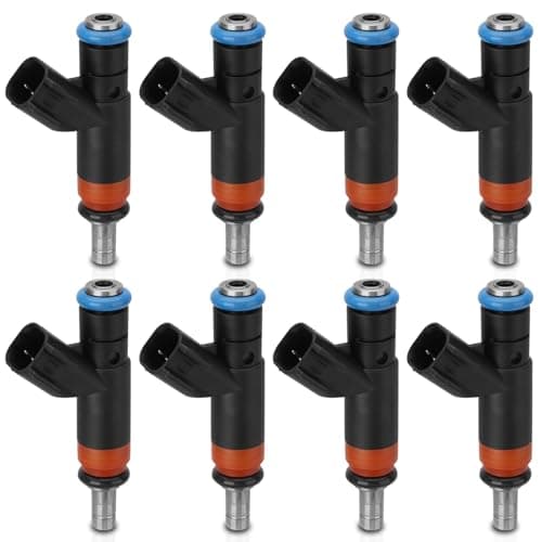 Set of 8 Fuel Injectors Compatible with Hemi 57L Ram 1500 2500 3500 Dodge Charger Durango Challenger Magnum Jeep Grand Cherokee Commander Chrysler 300 Aspen Replace FJ732 05037479AA