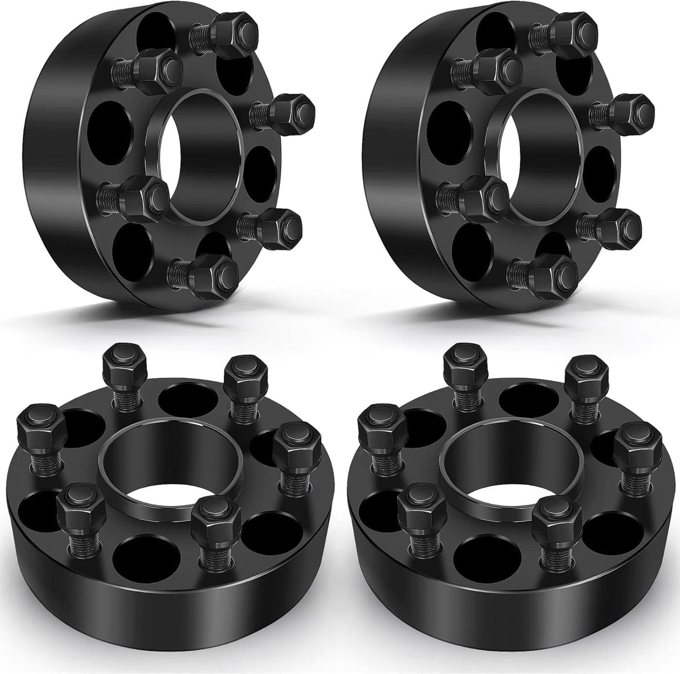 ECCPP 4X 1.5 Inch 6x120mm Hubcentric Wheel Spacers Adapters for Chevrolet and GMC