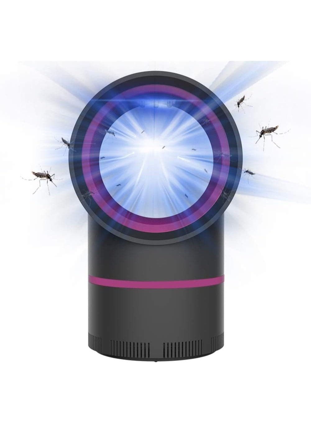 Indoor Mosquito Killer Lamp UV LED Insect Trap Fan Suction USB Powered Silent Bug Zapper Safe Chemical Free Bedroom Living Room Office Home Protection Device