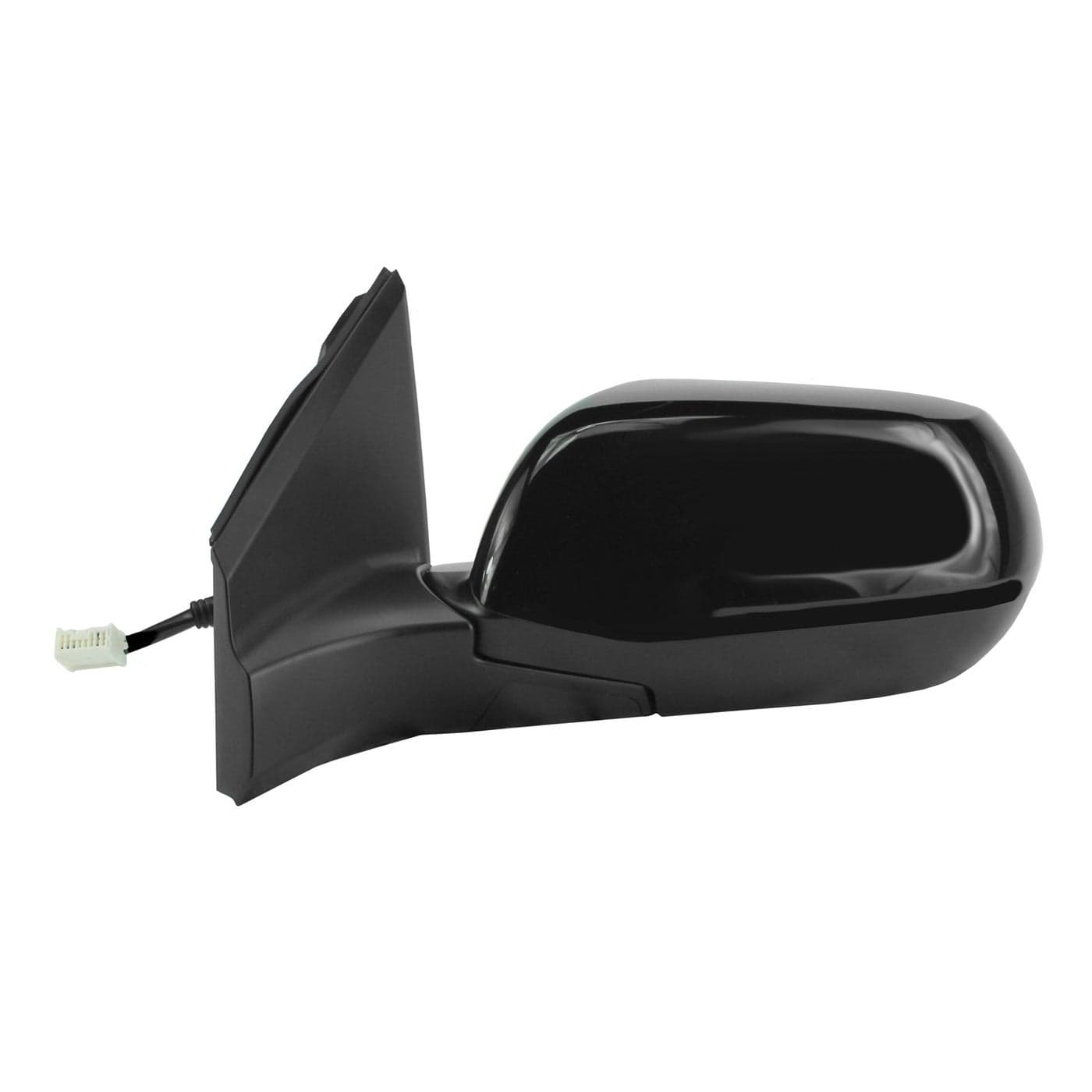 Fit System Driver Side Mirror for Honda CRV EXL Model Textured Black wPTM Cover aspherical Lens Foldaway Heated Power