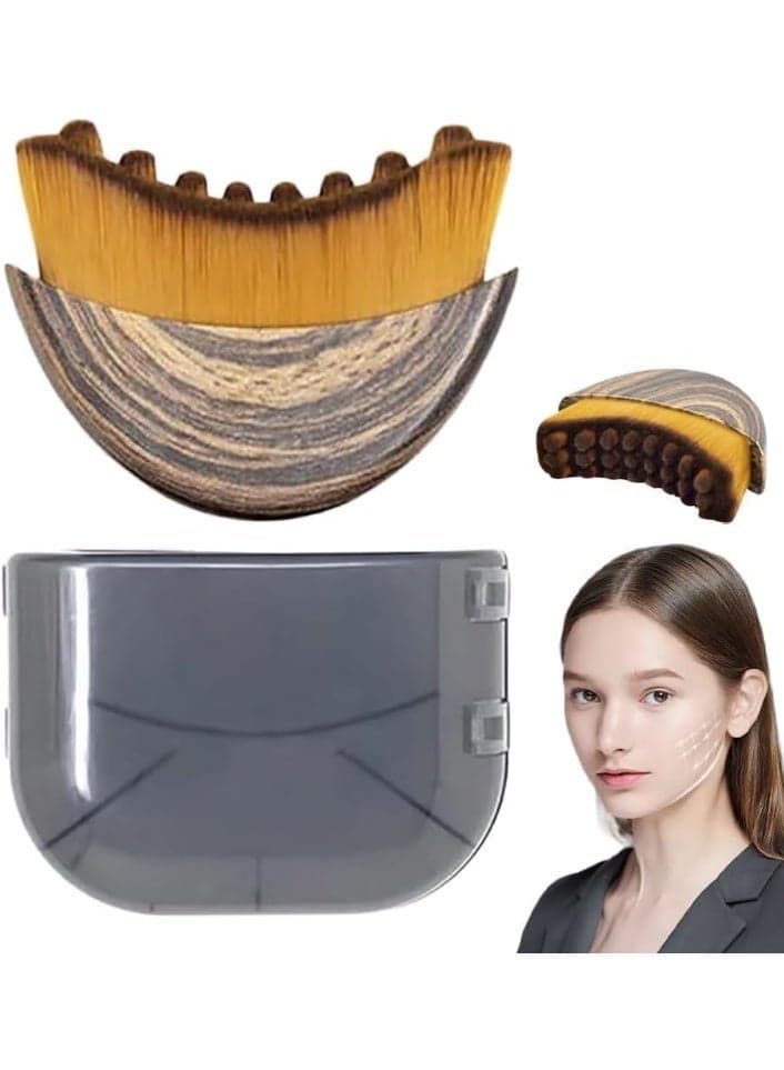 New Lymphatic Contour Face Brush, Lymphatic Drainage Massager for Face,Relieves Fatigue and Reduces Facial Tension, Suitable for Daily Facial Self-Care, Fits Forehead, Cheeks, Jawline and T-Zone
