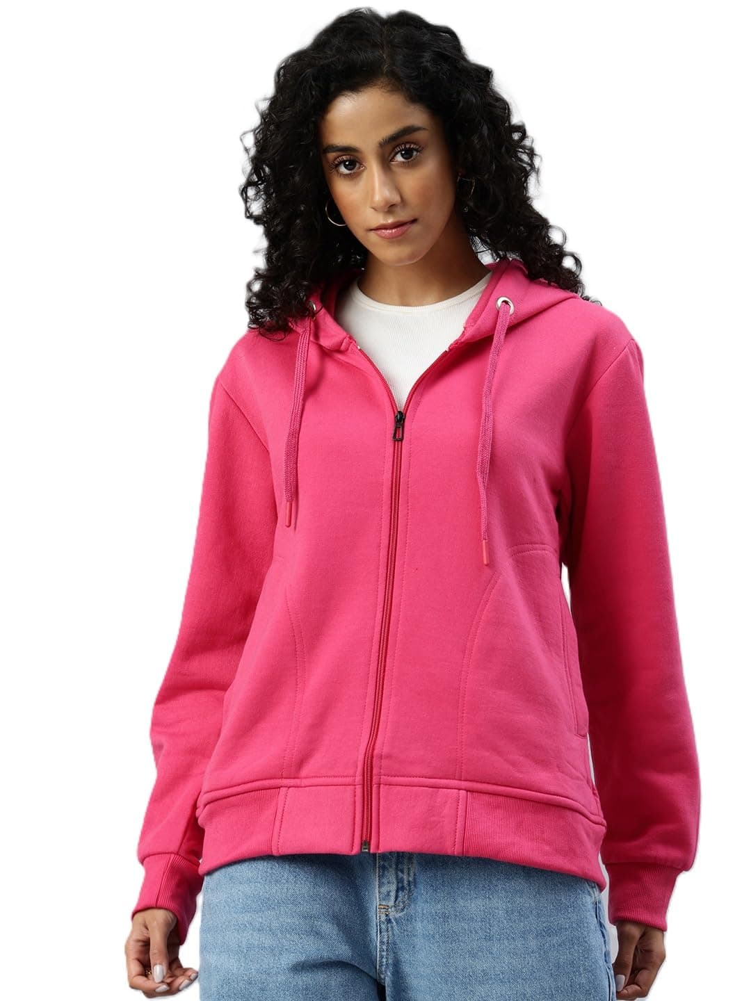 ADBUCKS Sweatshirts for Women Stylish Winter | Women Sweatshirt for Winter Stylish | Fleece Hoodie for Women | Winter Jacket Sweatshirts Zipper | Winter Sweater for Women Stylish