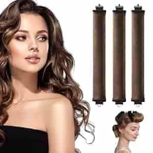 ENCHANTMENT Heatless Hair Curler Flexible Curling Rod with Hook Satin Rollers for All Hair Types No Heat Curls to Sleep for Curl Rods Heatless Curls for Blowout Hair