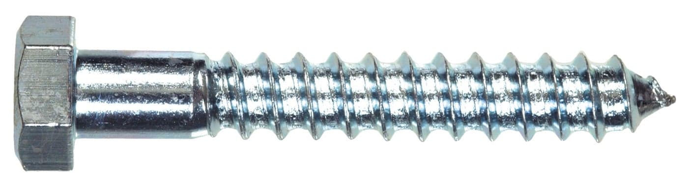 Hillman Fastener Hex Lag Screws Zinc Multimaterial Screws 516 x 36 50 Pack 230060