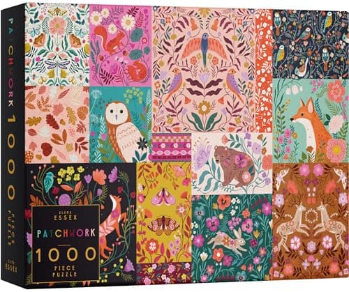 Elena Essex 1000 Piece Jigsaw Puzzles for Adults Patchwork jigsaws 1000 Pieces for Adults Jigsaw Puzzles for Adults 1000 Animal Bird Puzzle 20x28 inches