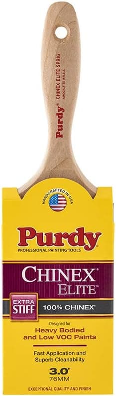 3 Purdy 144580930 Chinex Elite Sprig Paint Brush Flat Sash Beavertail