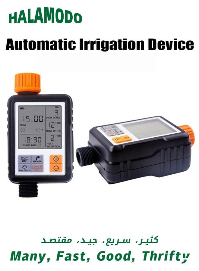 Full Control Water Timer, Includes Hose Connector, Automatic and Water-Saving Watering,Drip Irrigation System Timers for Plant, Yard, Lawns, Outdoor