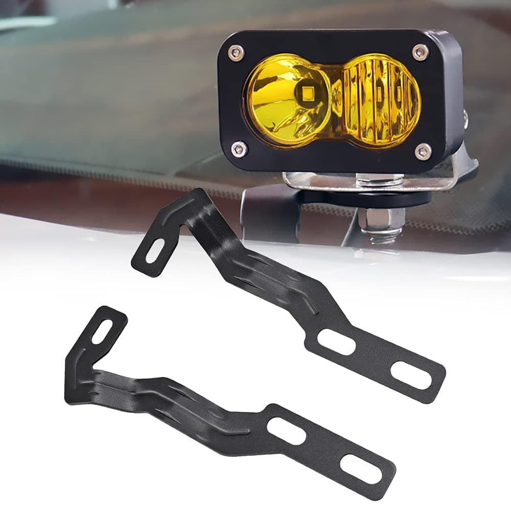 samman LED Ditch Light Mount LED Pods Light Hood Hinge Mounting Bracket Compatible with Toyota Tacoma 20162020