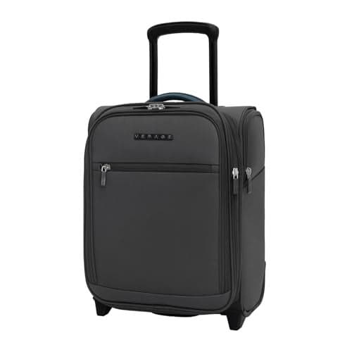 Verage Carry On Underseat Luggage with 2 Wheels & USB Port, 16 Inch Wheeled Spinner Bag Carry-on Luggages for Airlines, Lightweight Suitcase Men Women, Pilots and Crew(16-Inch Rolling Underseat Pro)