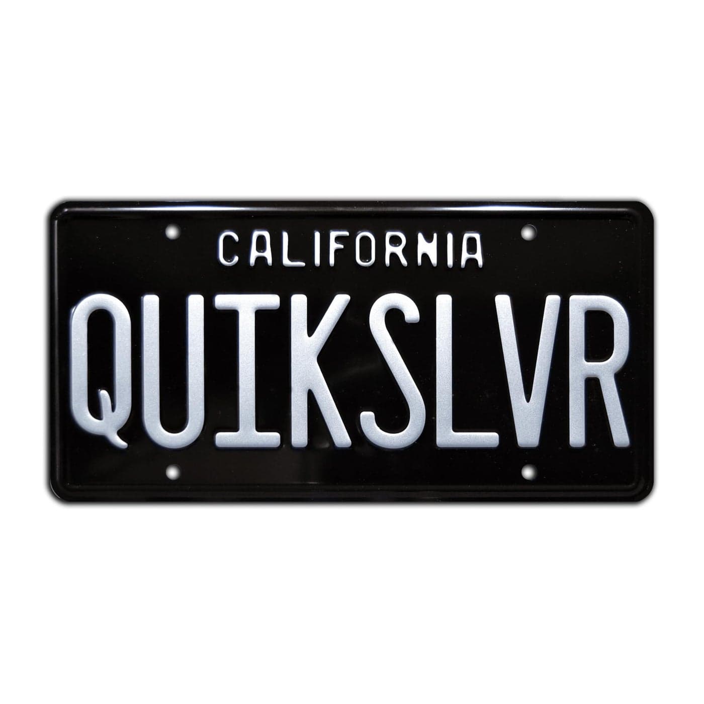 CobraKai QUIKSLVR Metal Stamped License Plate