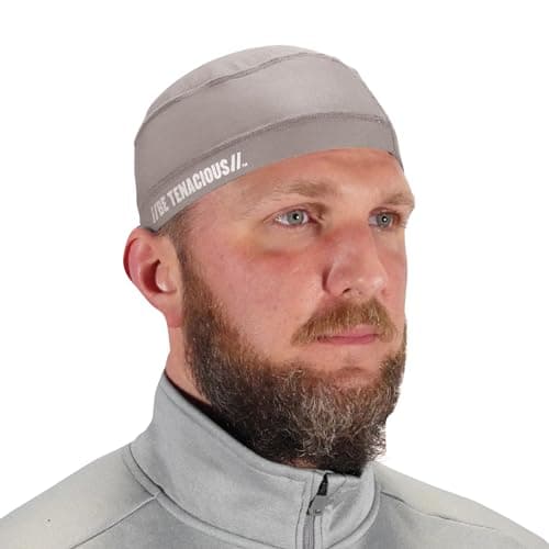 Ergodyne Chill Its 6632 Cooling Skull Cap, Sweat Wicking Liner, UPF 50 Sun Protection Gray