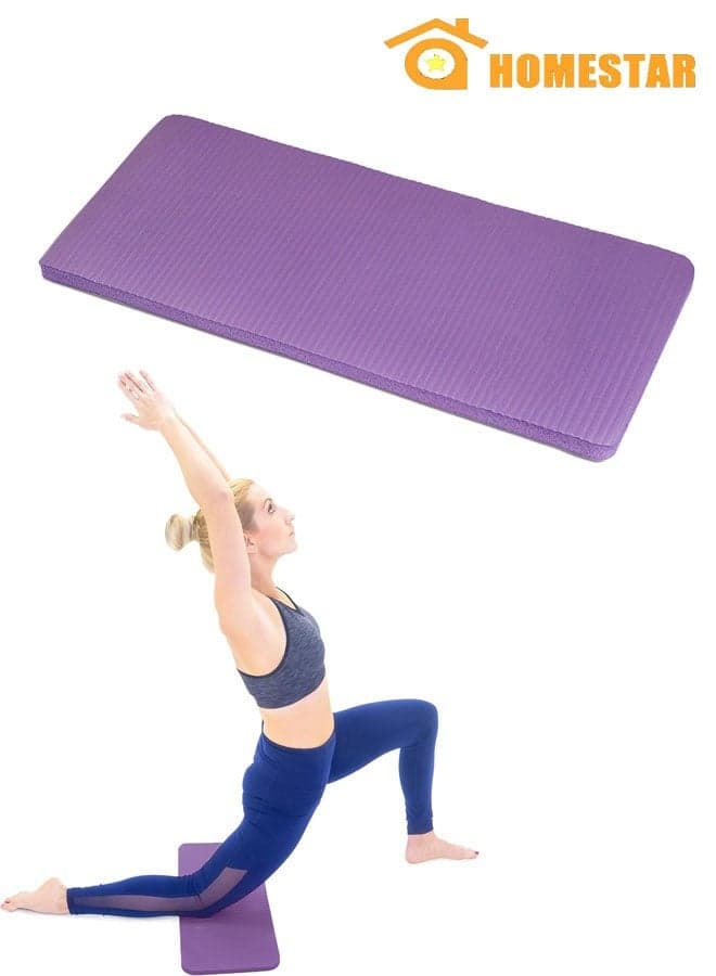 Yoga Knee Pad, Elbow Cushion, Standard Mats for Pain Free Joints in Yoga, Pilates, Floor Workouts, Purple