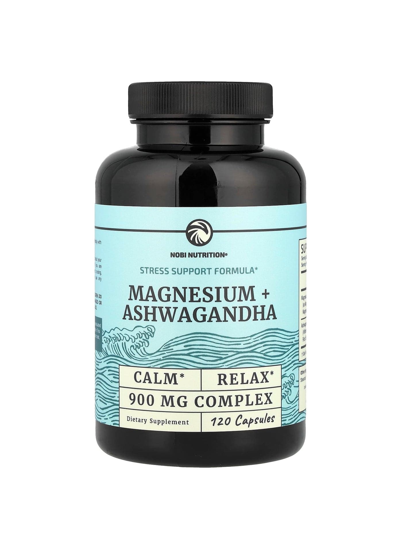 Magnesium + Ashwagandha, 120 Capsules