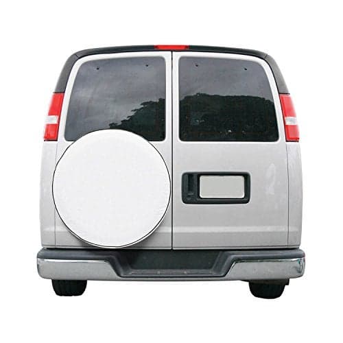 Classic Accessories Over Drive Deluxe RV Wheel Cover, Wheels 24"-27" Diameter, 8.5" Tire Width White