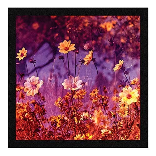 ArtX Paper Flowers Wall Art Painting, Multicolor, Floral, 13X13 in, Set of 1