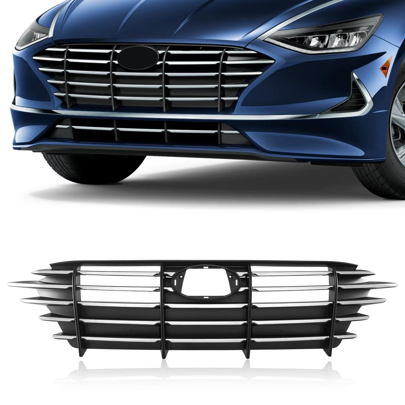 TODO Grille for 20202022 Hyundai Sonata SEHybrid 2020 Hyundai Sonata 2021 Hyundai Sonata 2022 Hyundai Sonata 20 21 22 Hyundai Sonata Grill 86351L0100 86350L0080