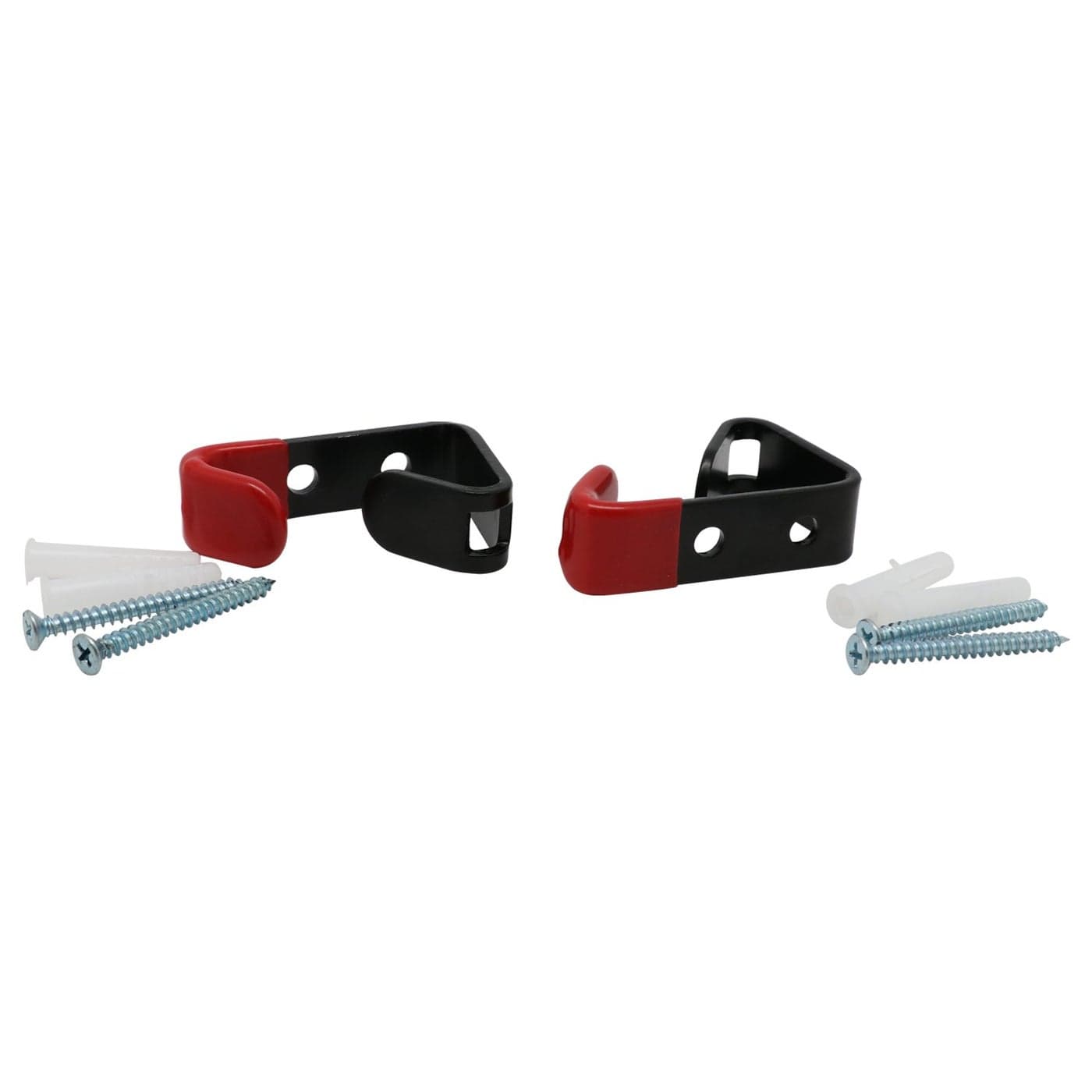 TOPNIKE Alloy Rim Display Hanging HooksMetal Wheel HooksBlack and RedPack of 2