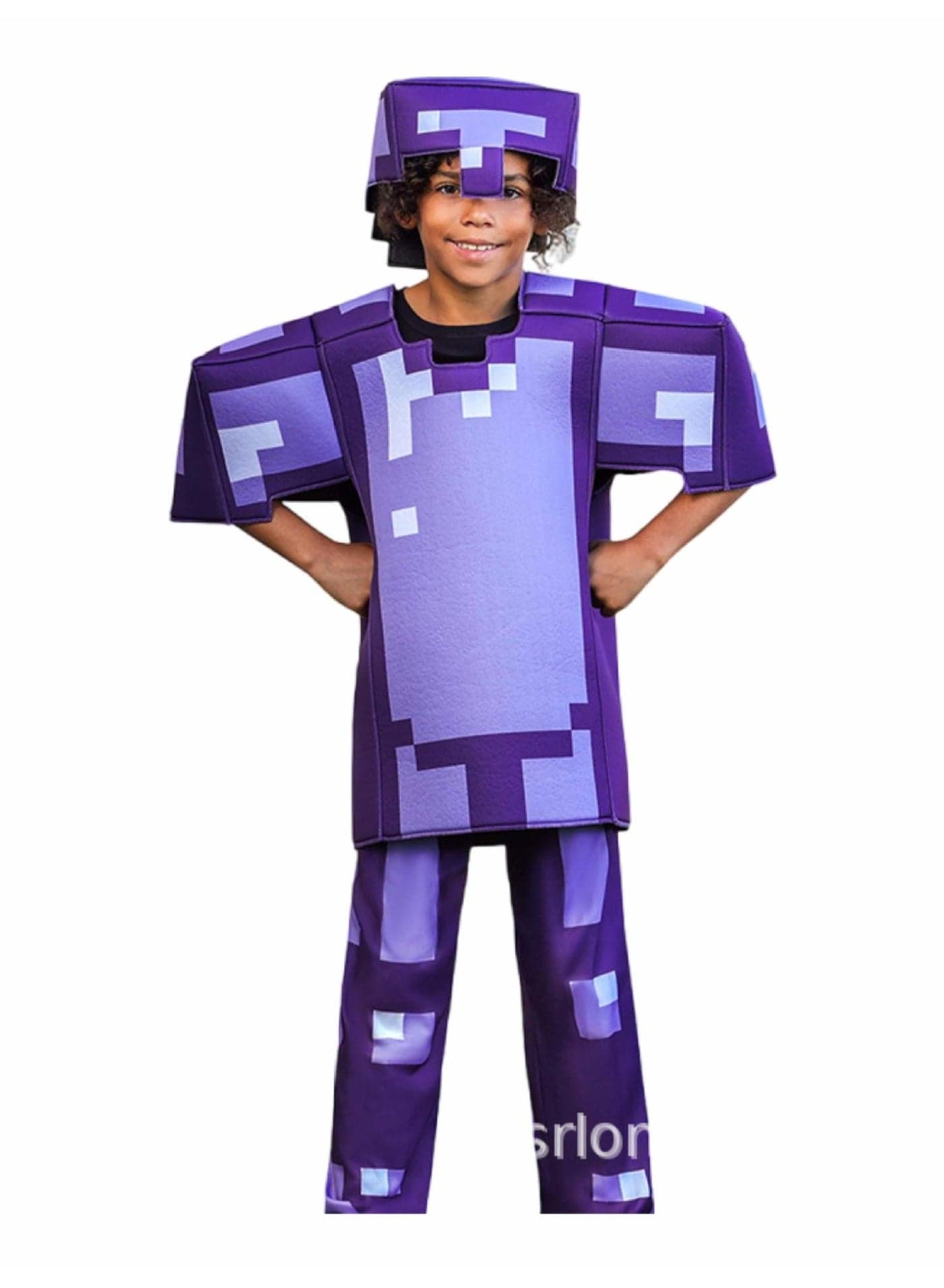Disguise Minecraft Costume Official Deluxe Minecraft Costume or Kids With Headpiece and Jumpsuit Child Pretend Play and Party Costume For Festivals