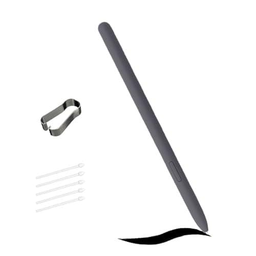 Grey Galaxy Tab S9 FE S Pen for Samsung Galaxy Tab S9 FE Stylus Pen Replacement Free 5 Tips for Samsung Galaxy Tab S9 FE Stylus S Pen