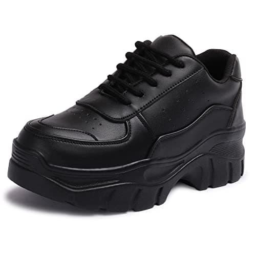 Vendoz Women Black Casual Sneaker - 39 EU