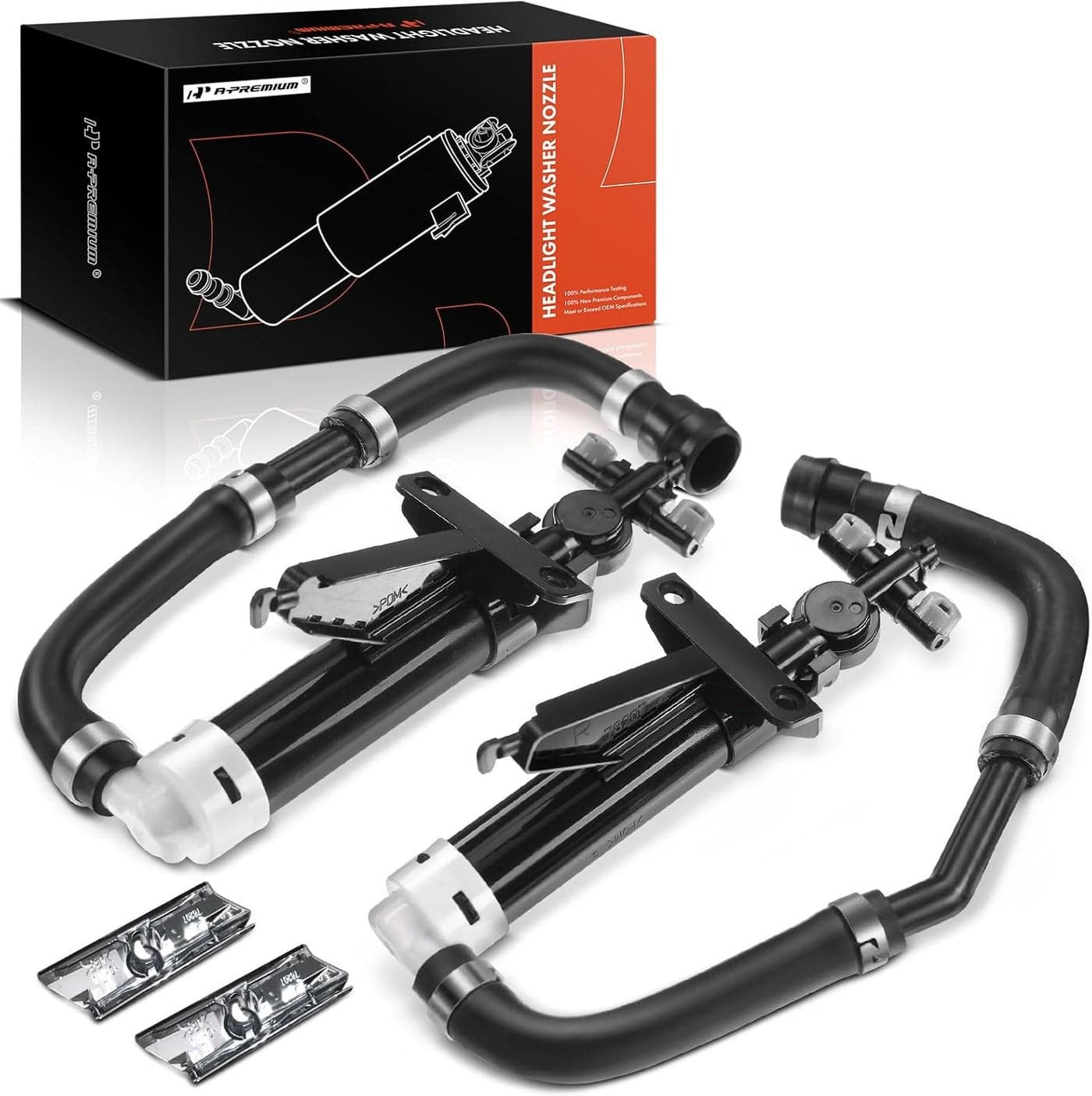 A-Premium Headlight Washer Nozzle Replacement for Lexus GS300 GS350 GS430 GS450h GS460 2006-2011 - 2-Piece Set