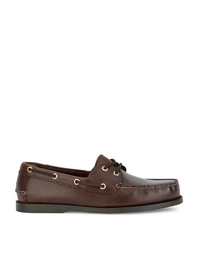 Dockers Men’s Vargas Leather Handsewn Boat Shoe,Raisin, 13 W US