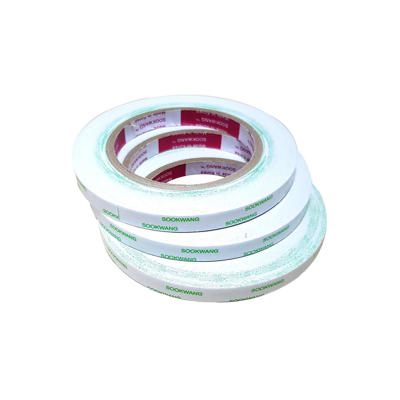 Sookwang Double Sided Adhesive Tape scorTape for Craft 10mm25m3pcs