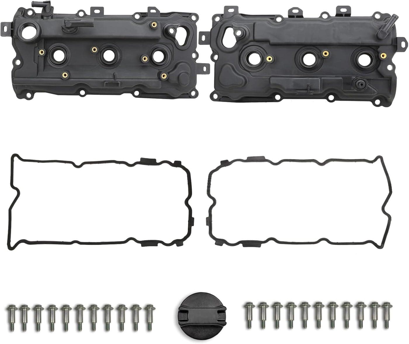 MILIPARTS Engine Valve Cover Set for Nissan Altima, Pathfinder, Infiniti JX35, QX60