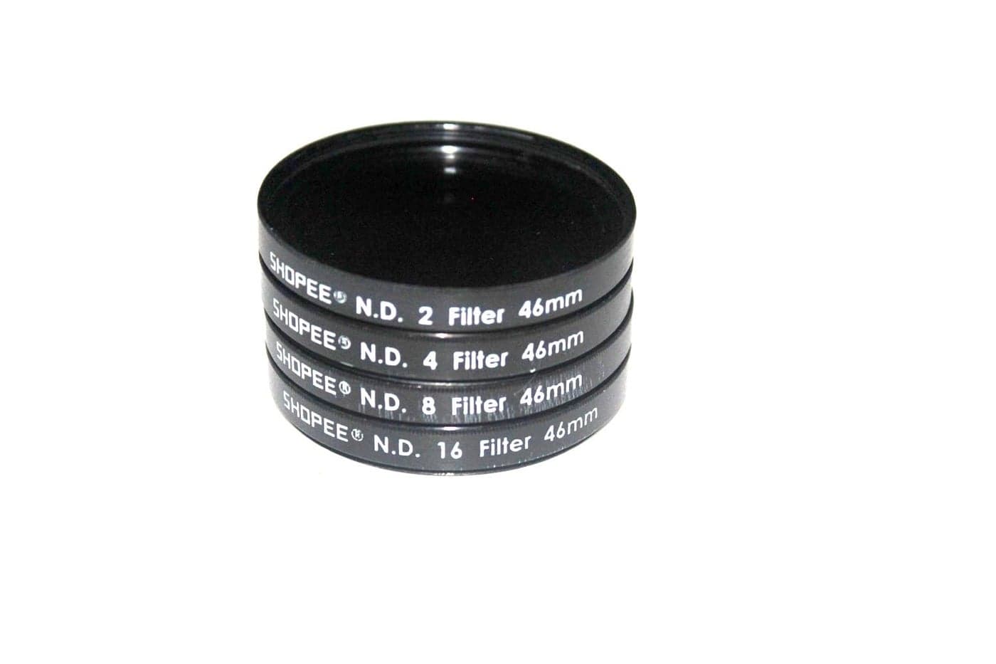 SHOPEE 46mm Neutral Density ND Filter 2/4/8/16 Kit with Carry Pouch for for DSLR Cameras