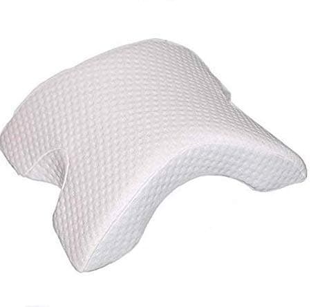 KPS Pressure Free U Shaped Arched Pillow Romantic Couple Sleeping Pillow Head ImproveCervical Pillow for Neck Pain Pain Relief Arms Protector Pillow