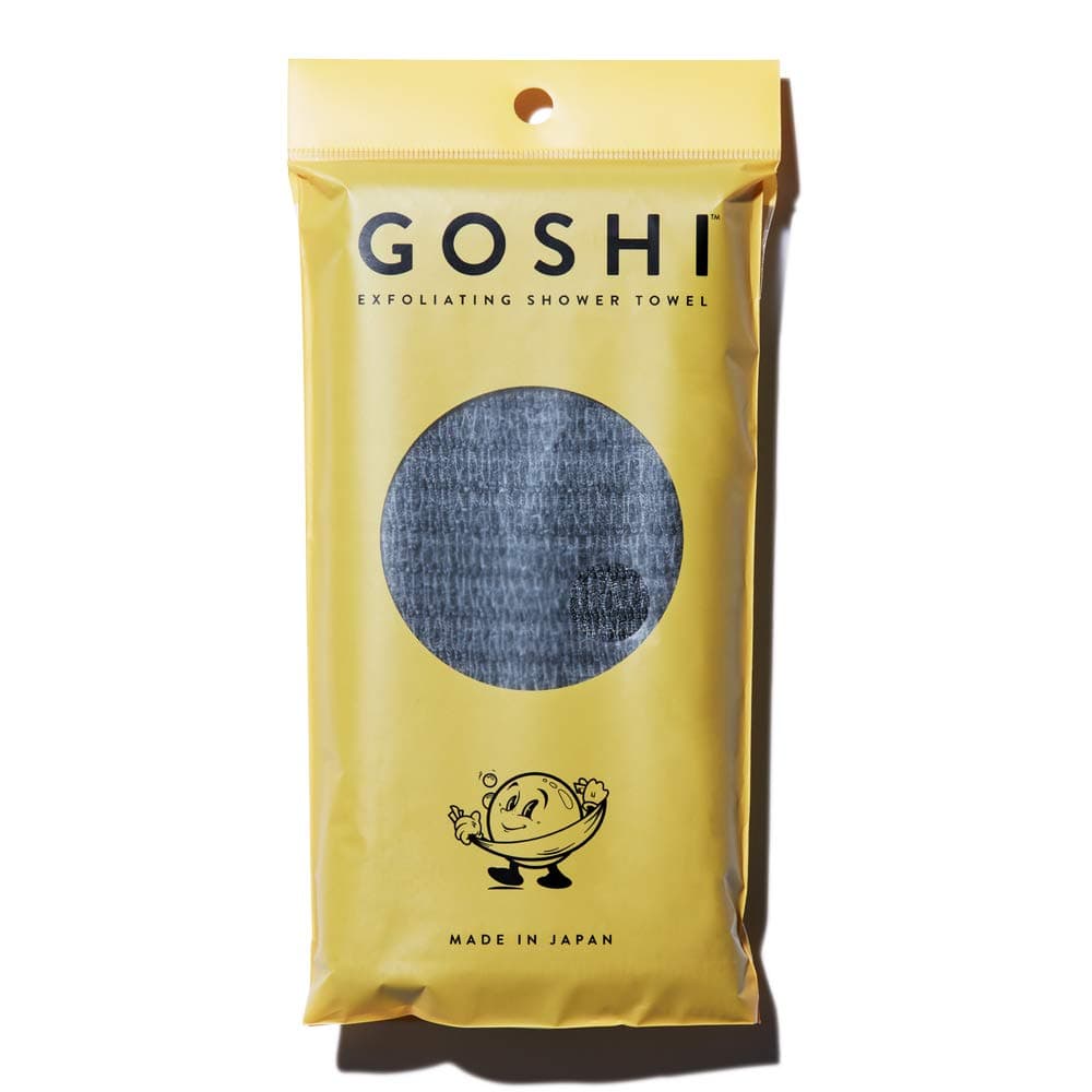 GOSHI Exfoliating Shower Towel RipResistant Exfoliating Washcloth for All Skin Types Made in Japan