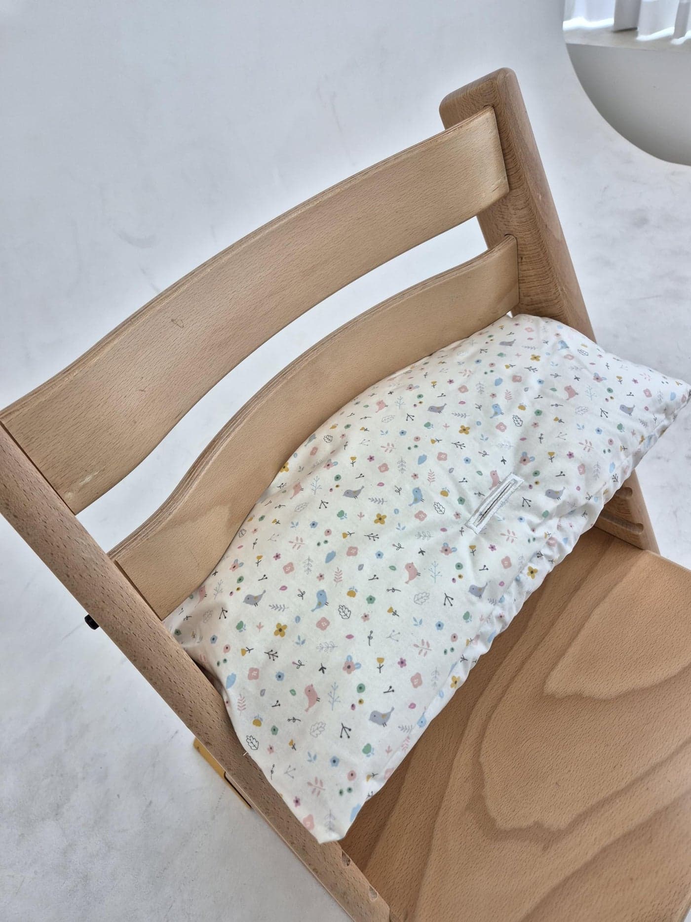 Gembebe Cushion Set Compatible with Stokke Tripp Trapp High Chair (Little Birdie)