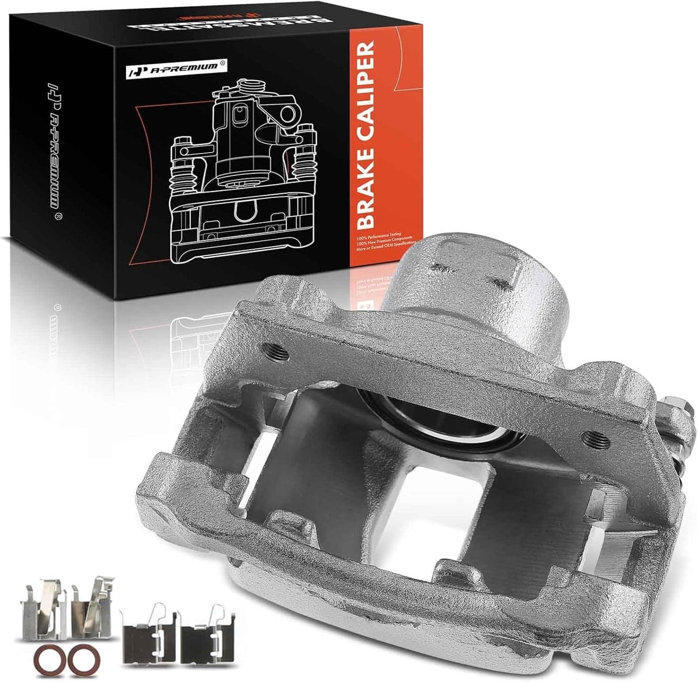 A-Premium Disc Brake Caliper Assembly with Bracket for Lexus GS300 2006 IS250 2009-2015 Front Passenger Side