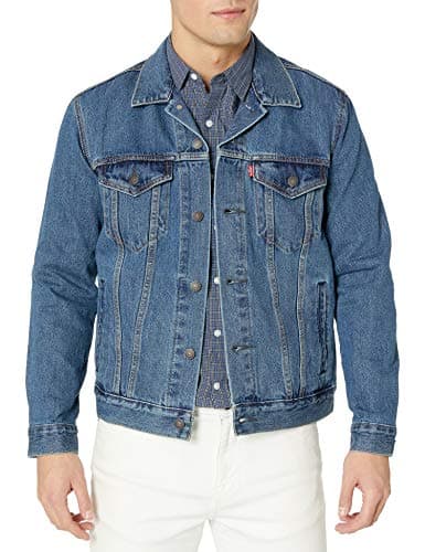 Levi's Men's Trucker Jacket (Also Available in Big & Tall), (New) Medium Stonewash, Large