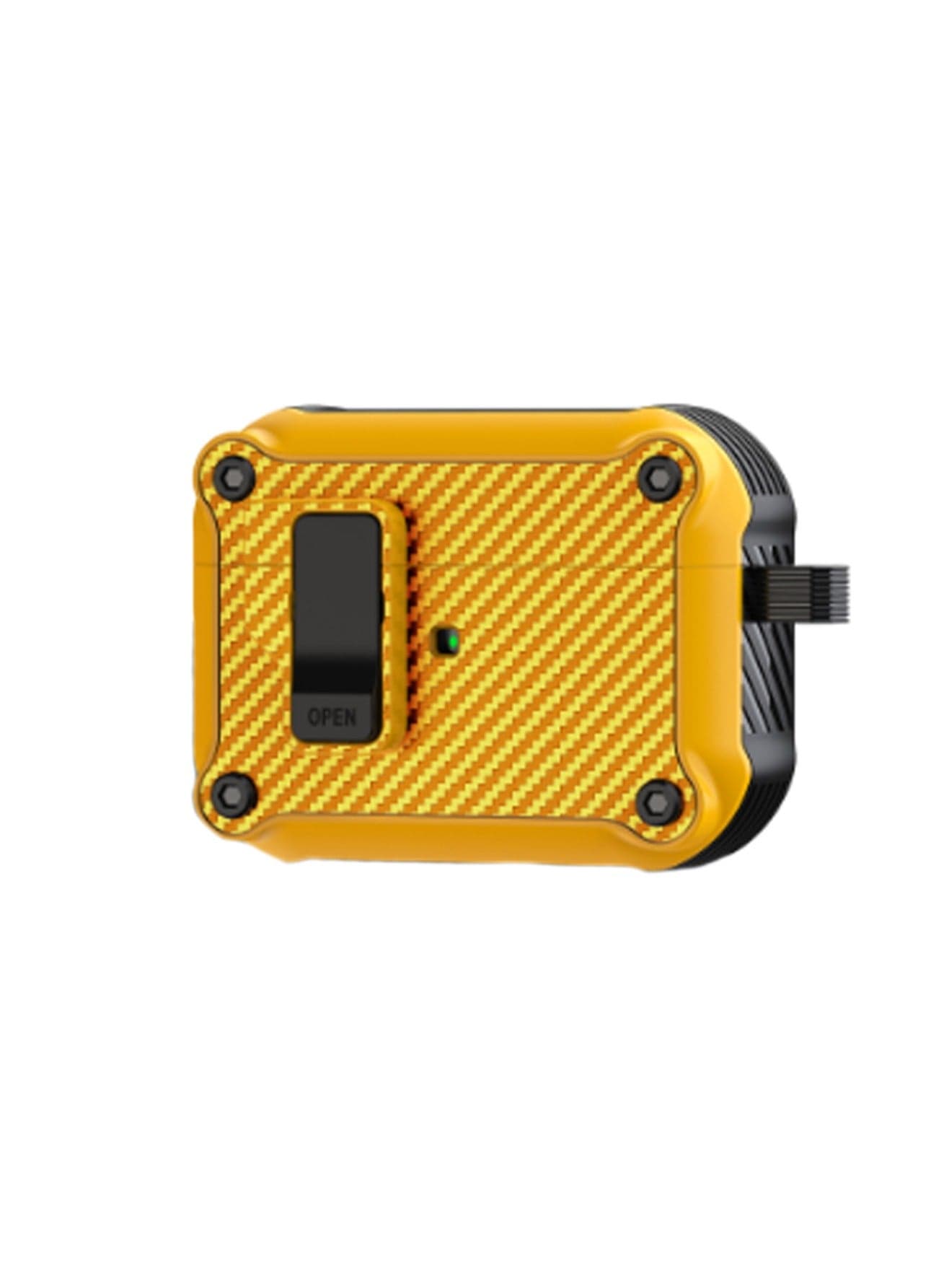Yellow Airpods Pro2 Protective Shockproof Soft Silicone Protective Case, Protective Earphone Box Bluetooth Earphone Box