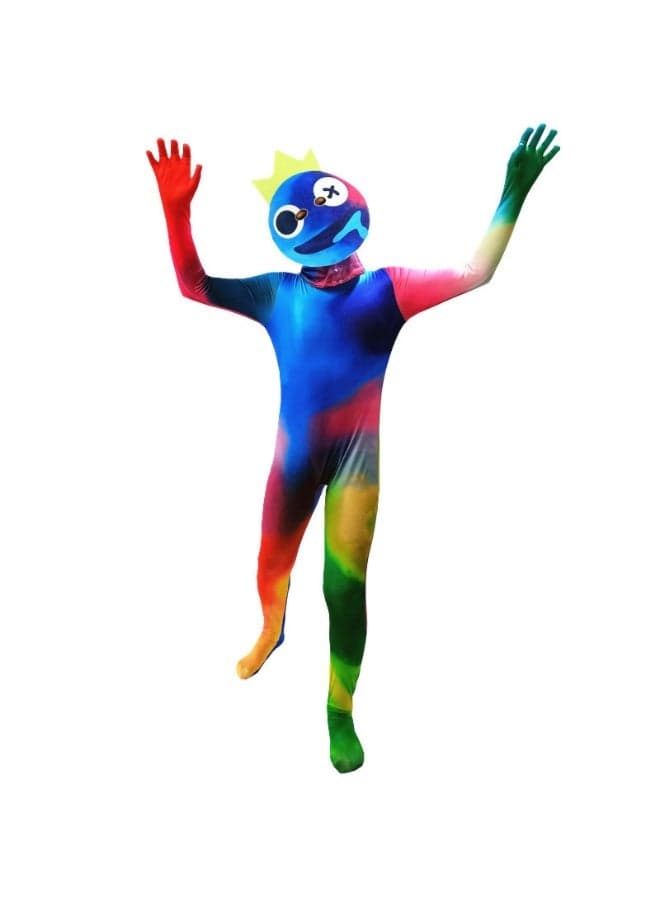 Halloween Rainbow Friends Roblox Game - Blue Little Monster Jumpsuit